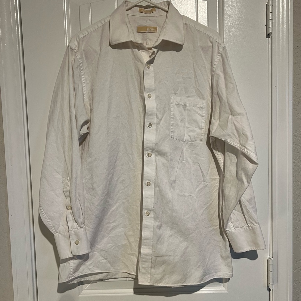 MICHAEL Michael Kors White Button Down Shirt